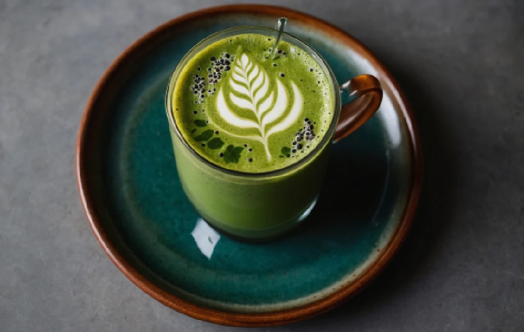 Matcha Latte with Cappuccino